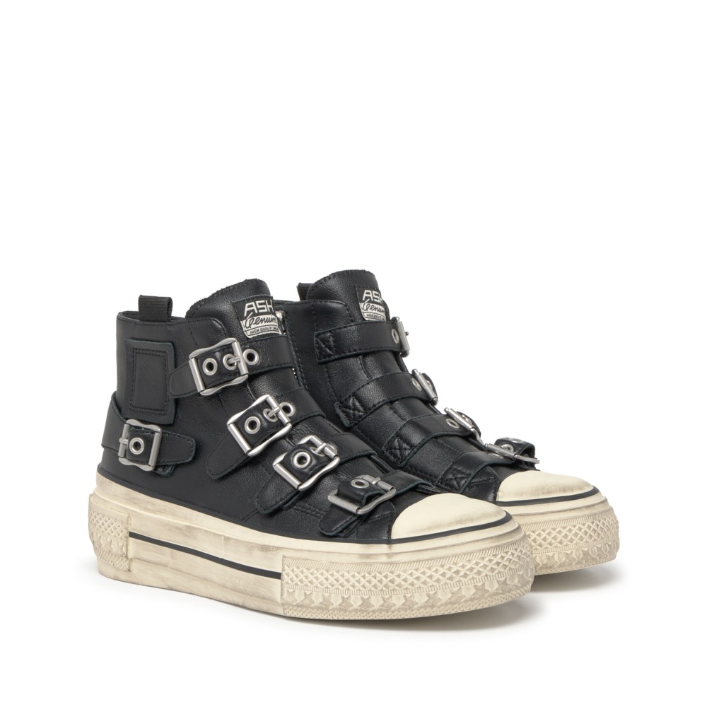 RAINBOW Nappa Wax Black - Ítem1