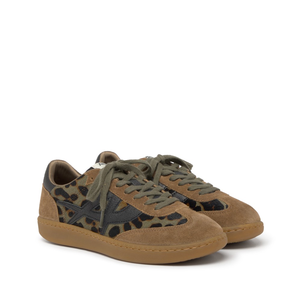 SUNSET Calf Suede Fandango/Pony Leopard Military - Ítem1