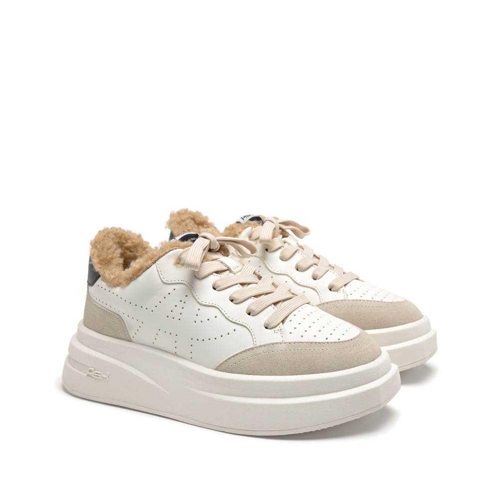 IMPULS FUR Calf Suede Shell/White/Black - Item1