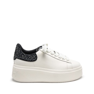 MOBY STRASS Nappa Calf White/Black