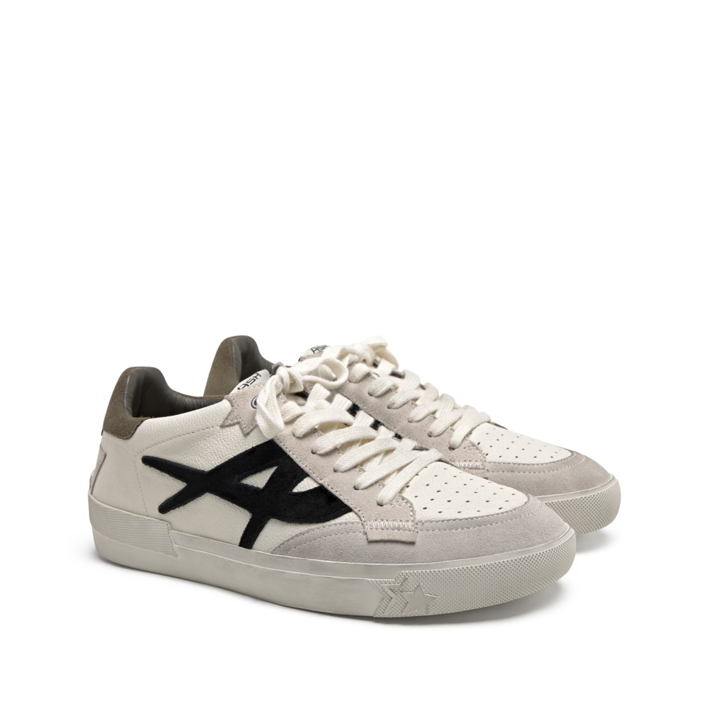 MOONLIGHT MEN Calf Suede Grey/White/Black/Military - Ítem1