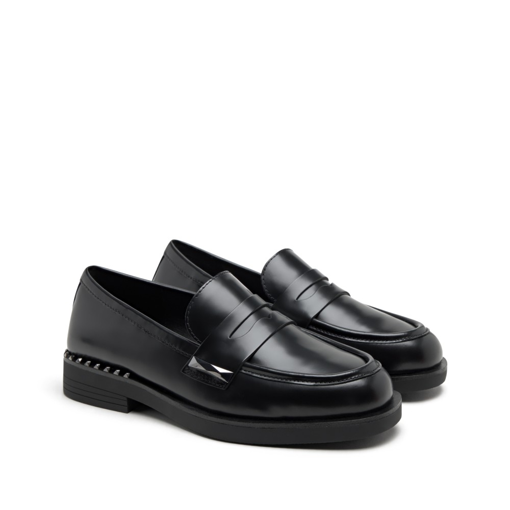 WHISPER STUDS Polish Calf Black - Item1