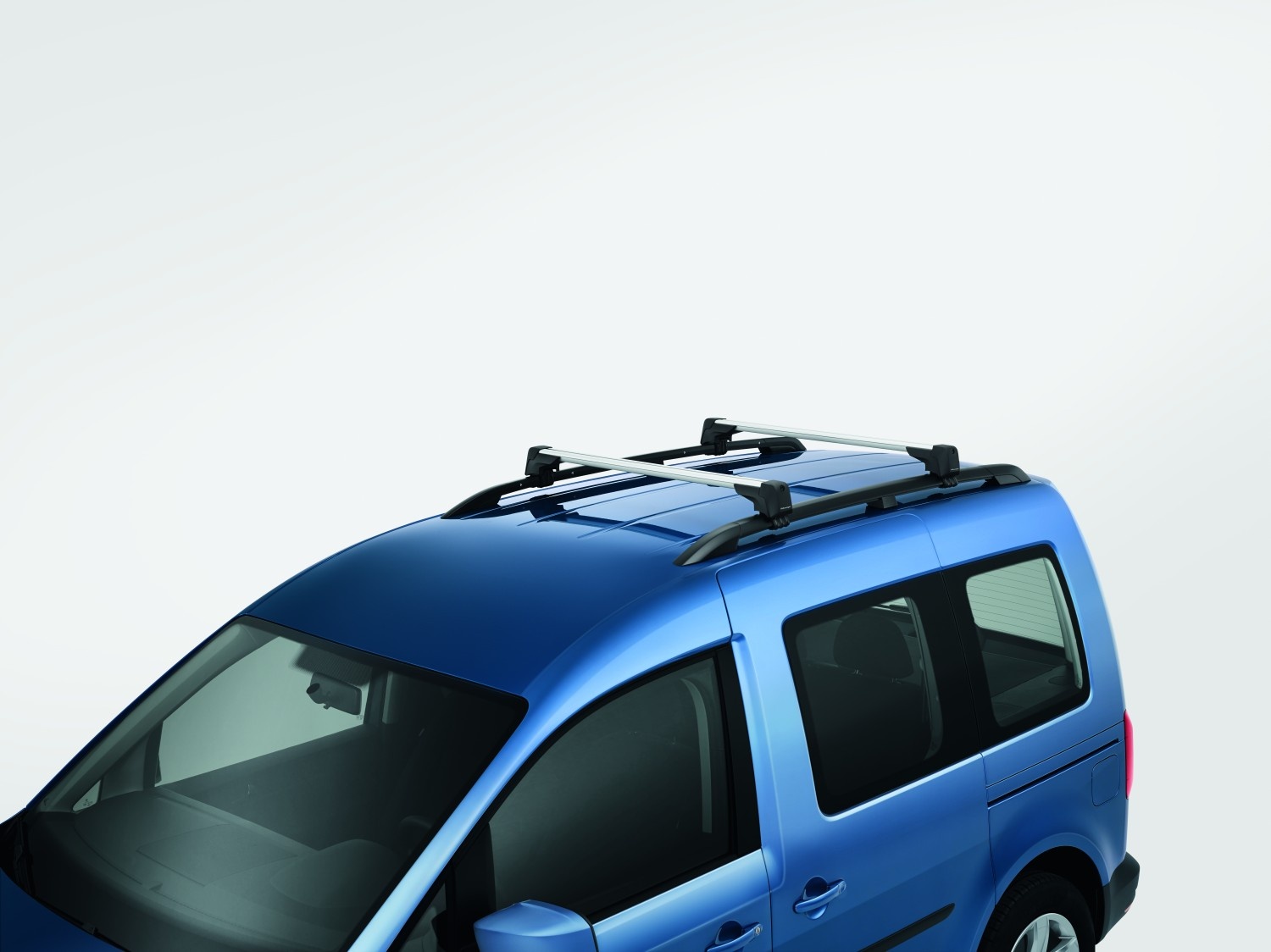 Portaequipajes de techo portaequipajes para VW Caddy 2015-2020 aluminio gris TÜV Abe 