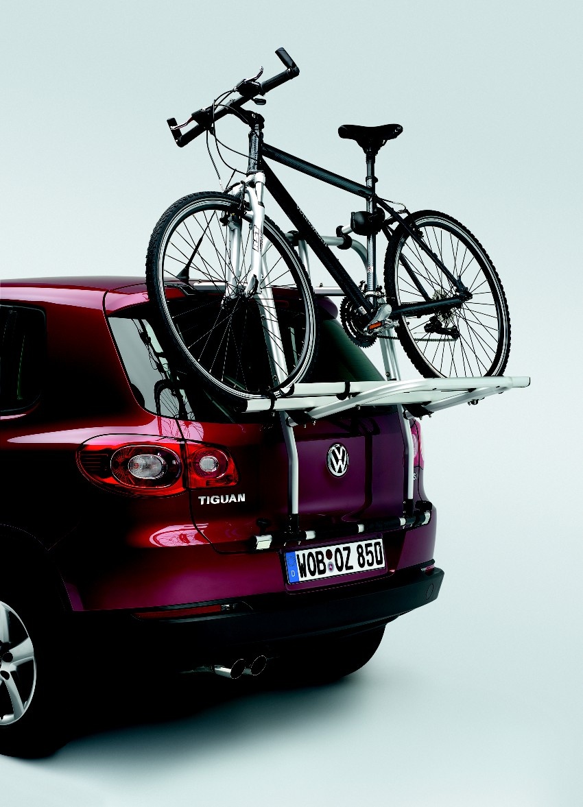 VOLKSWAGEN VW TIGUAN 2 portadora de ciclo bicicleta Trasero Portón Arranque Portabicicletas 