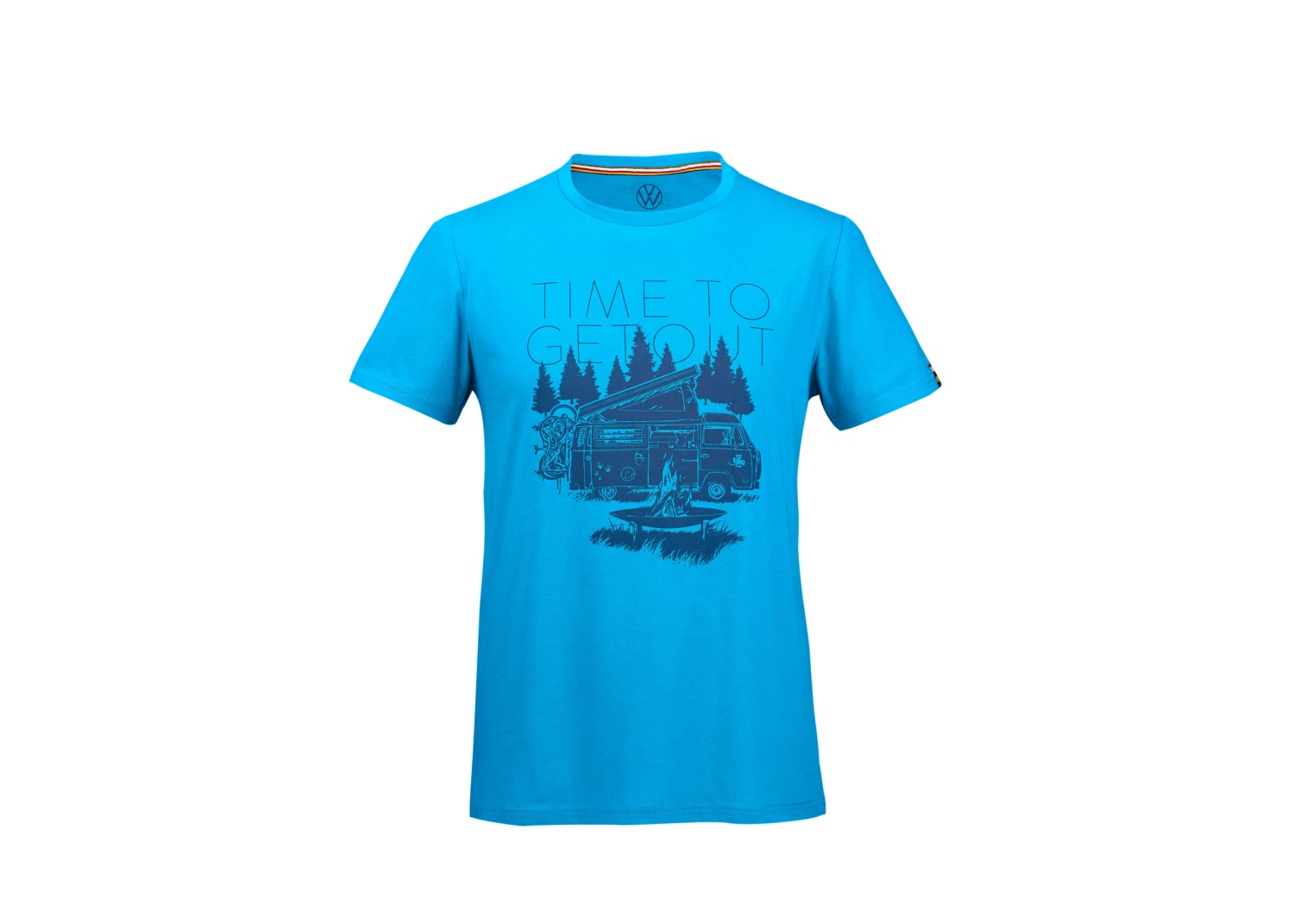 Camiseta azul turquesa Heritage