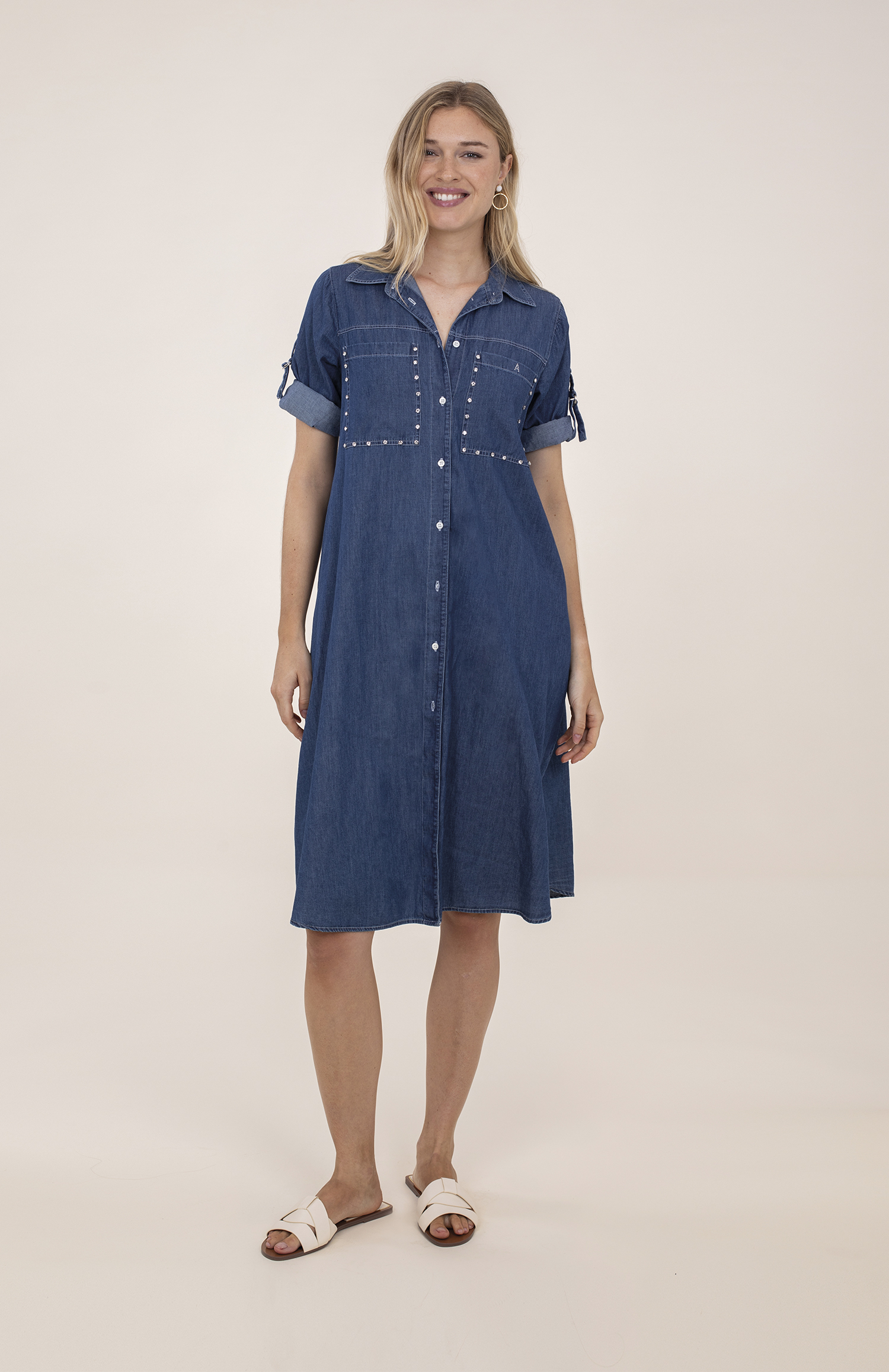 Vestido Camisero Estilo Tejano 2