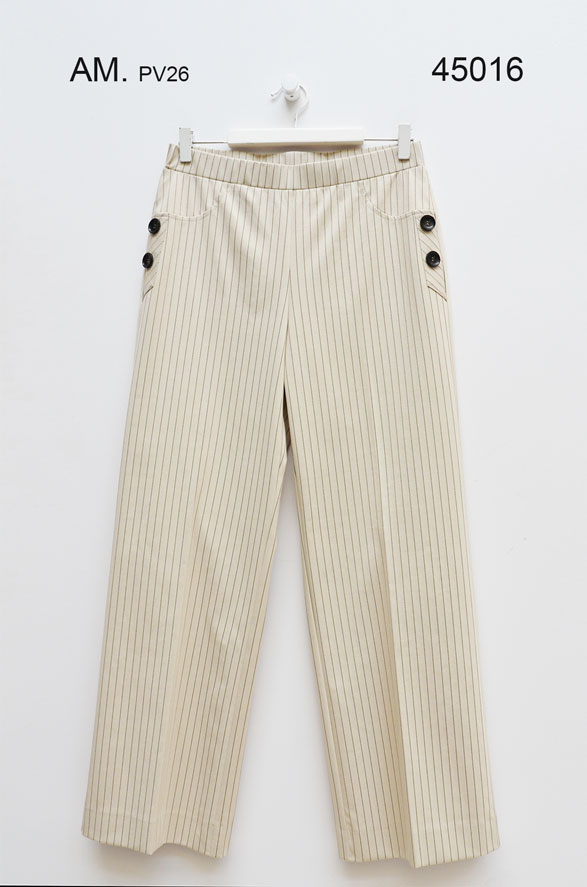 Pantalón Palazzo Raya diplomática Beige