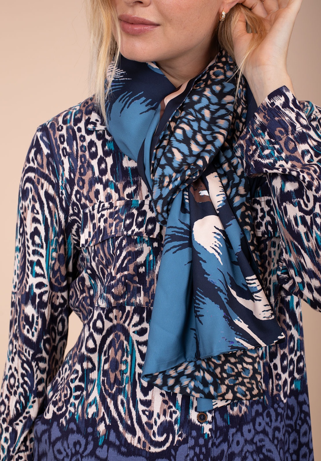 Foulard Estampado Multicolor 4