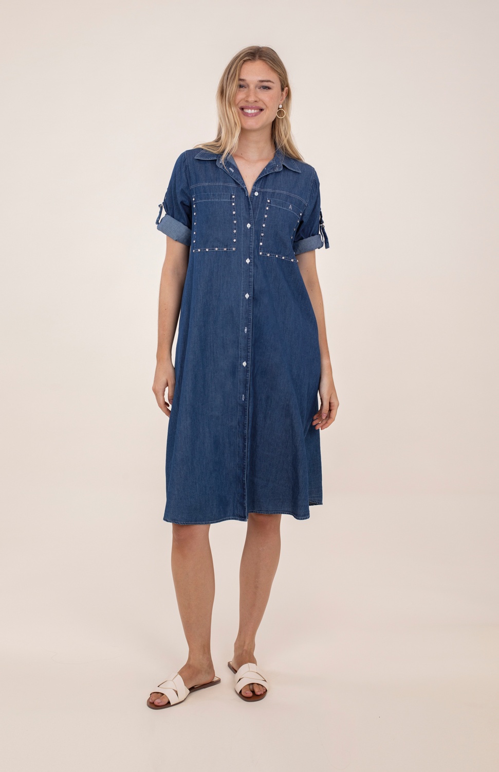 Vestido Camisero Estilo Tejano 4