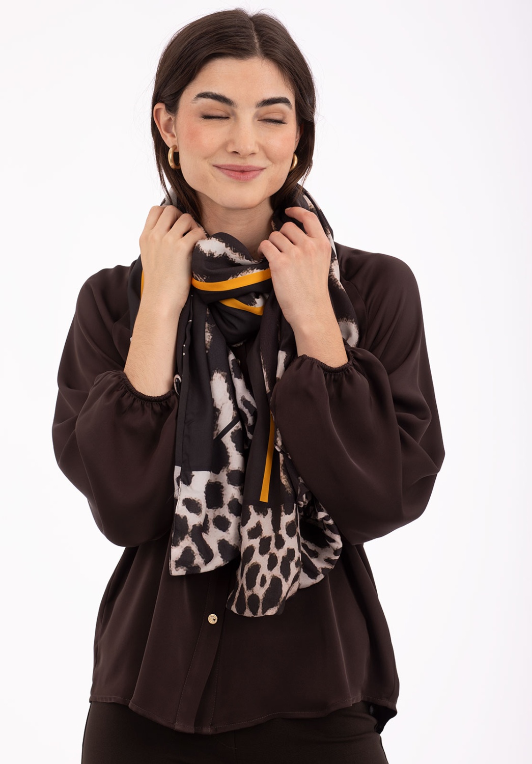 Foulard Animal Print Anna Mora