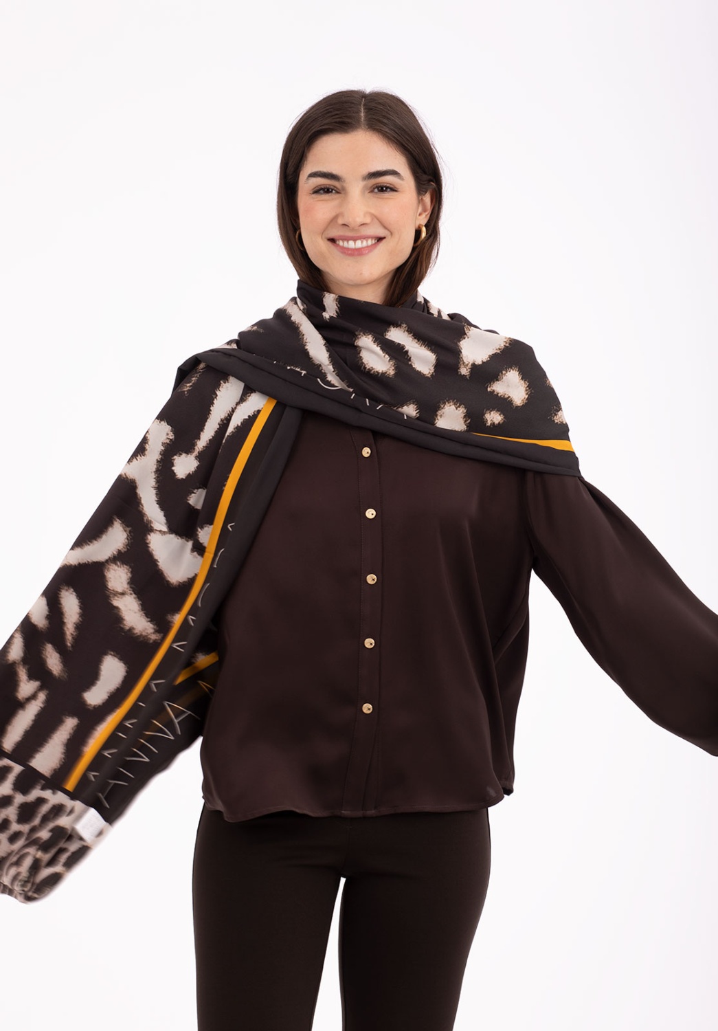 Foulard Animal Print Anna Mora