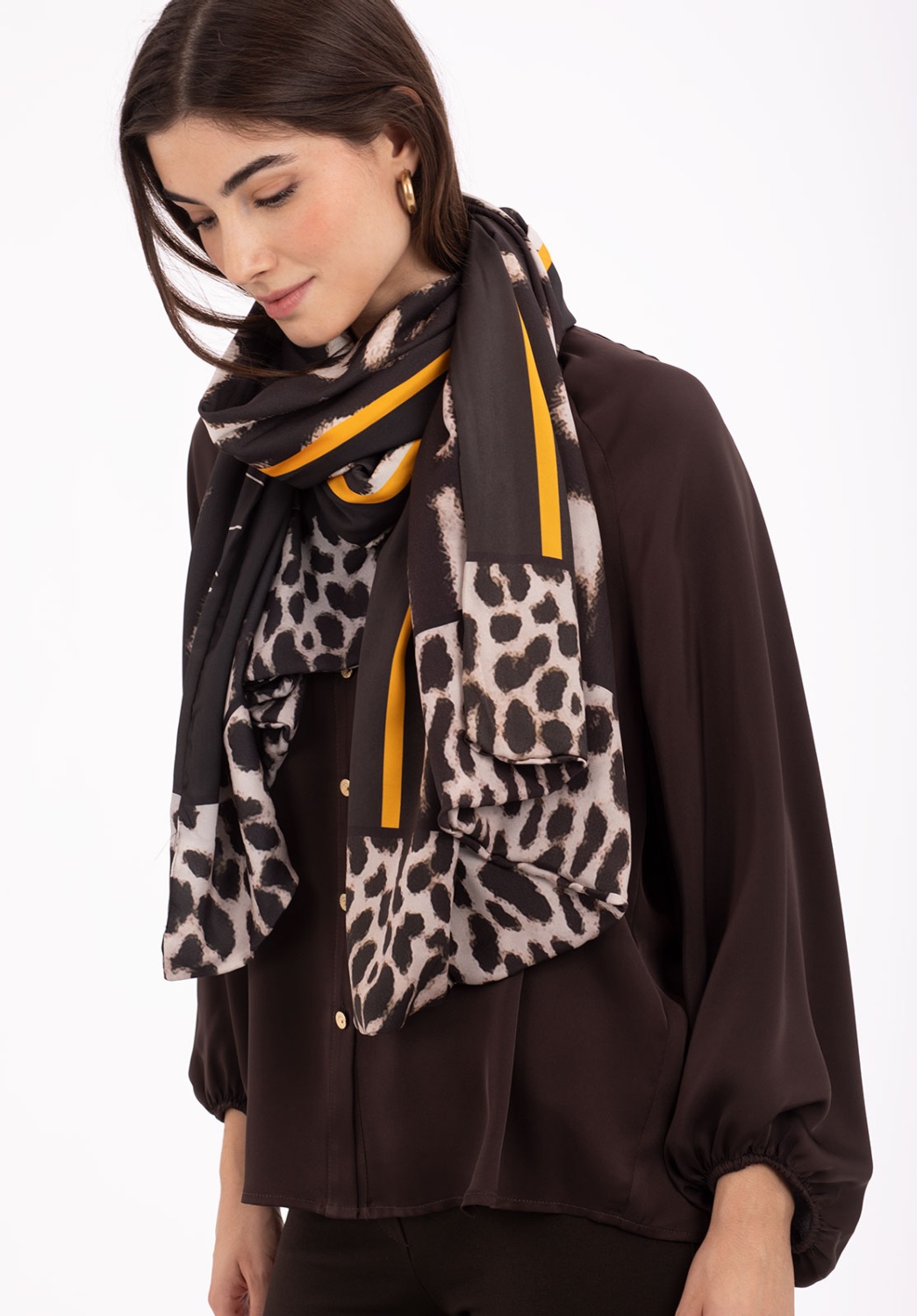 Foulard Animal Print Anna Mora