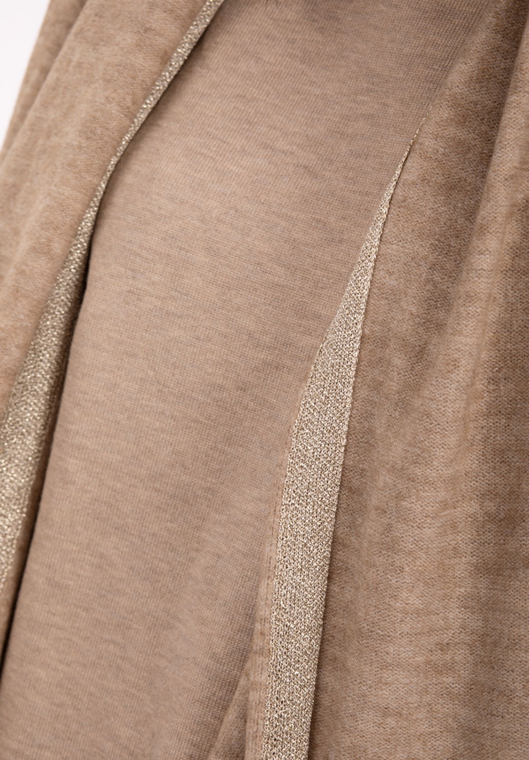Stone Scarf with Gold Detail