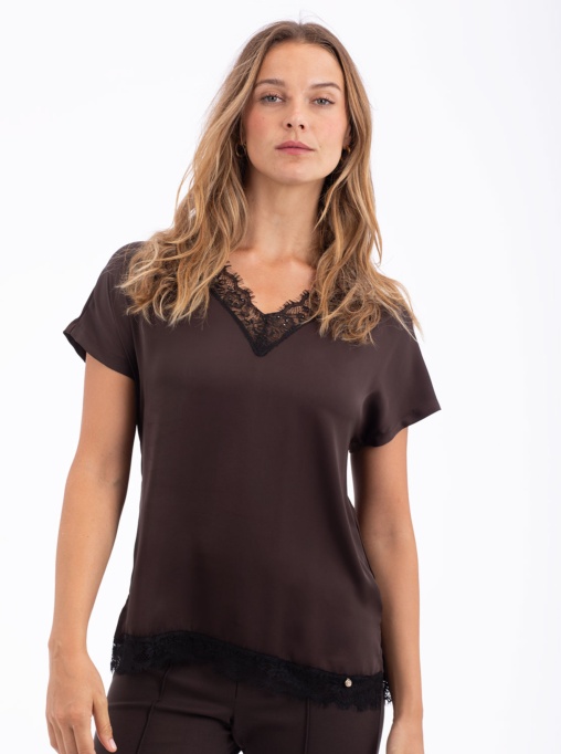 Camiseta Lencera Marrón