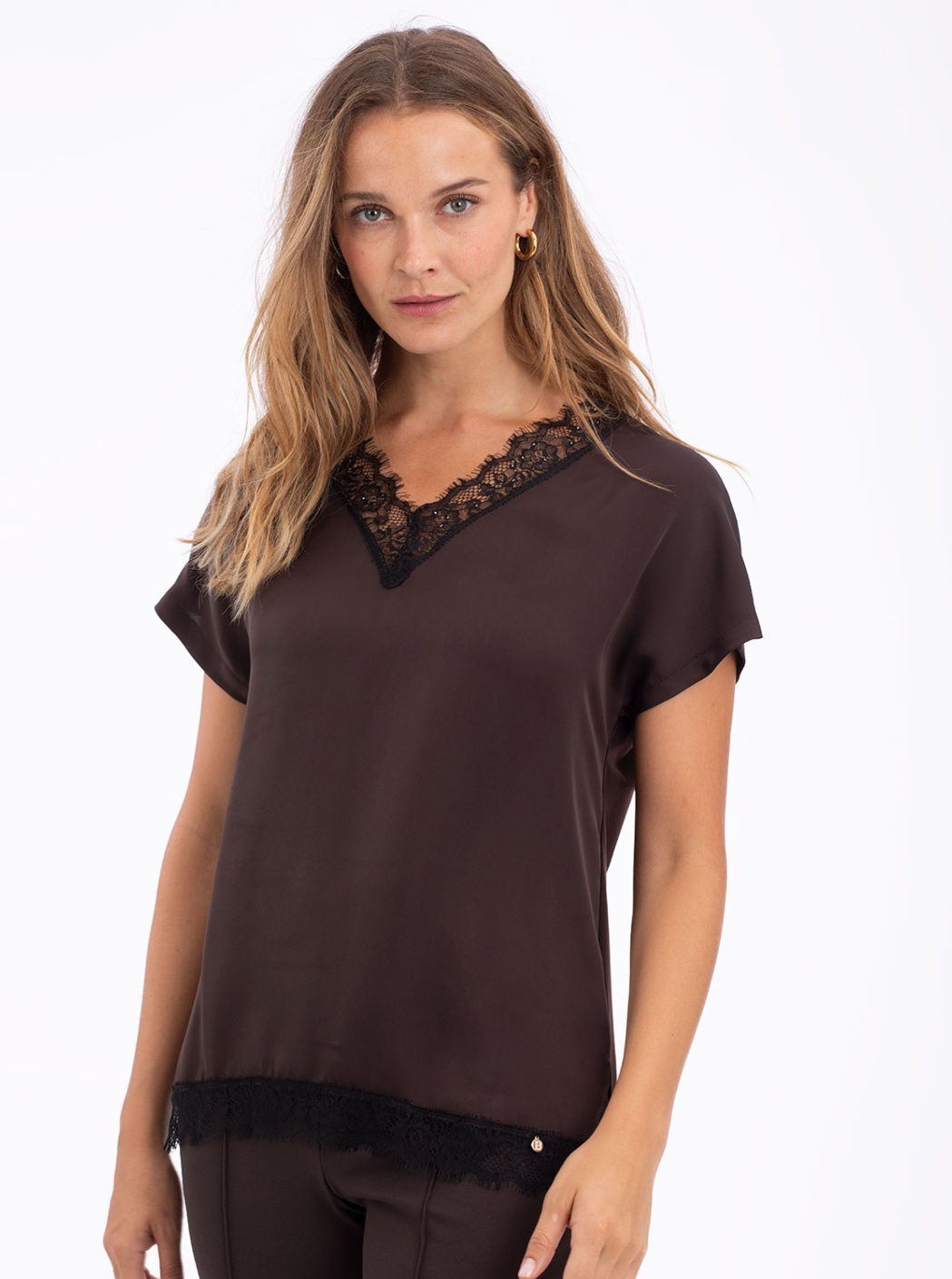 Brown Lingerie T-Shirt 4