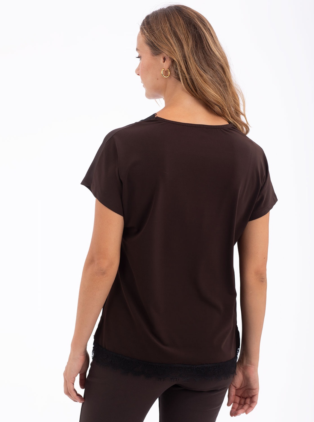 Brown Lingerie T-Shirt 1