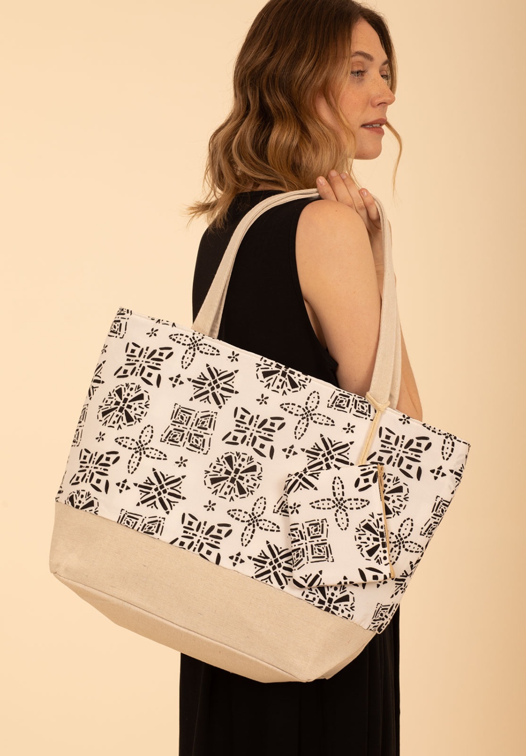 Black and White Stamps Bag 1