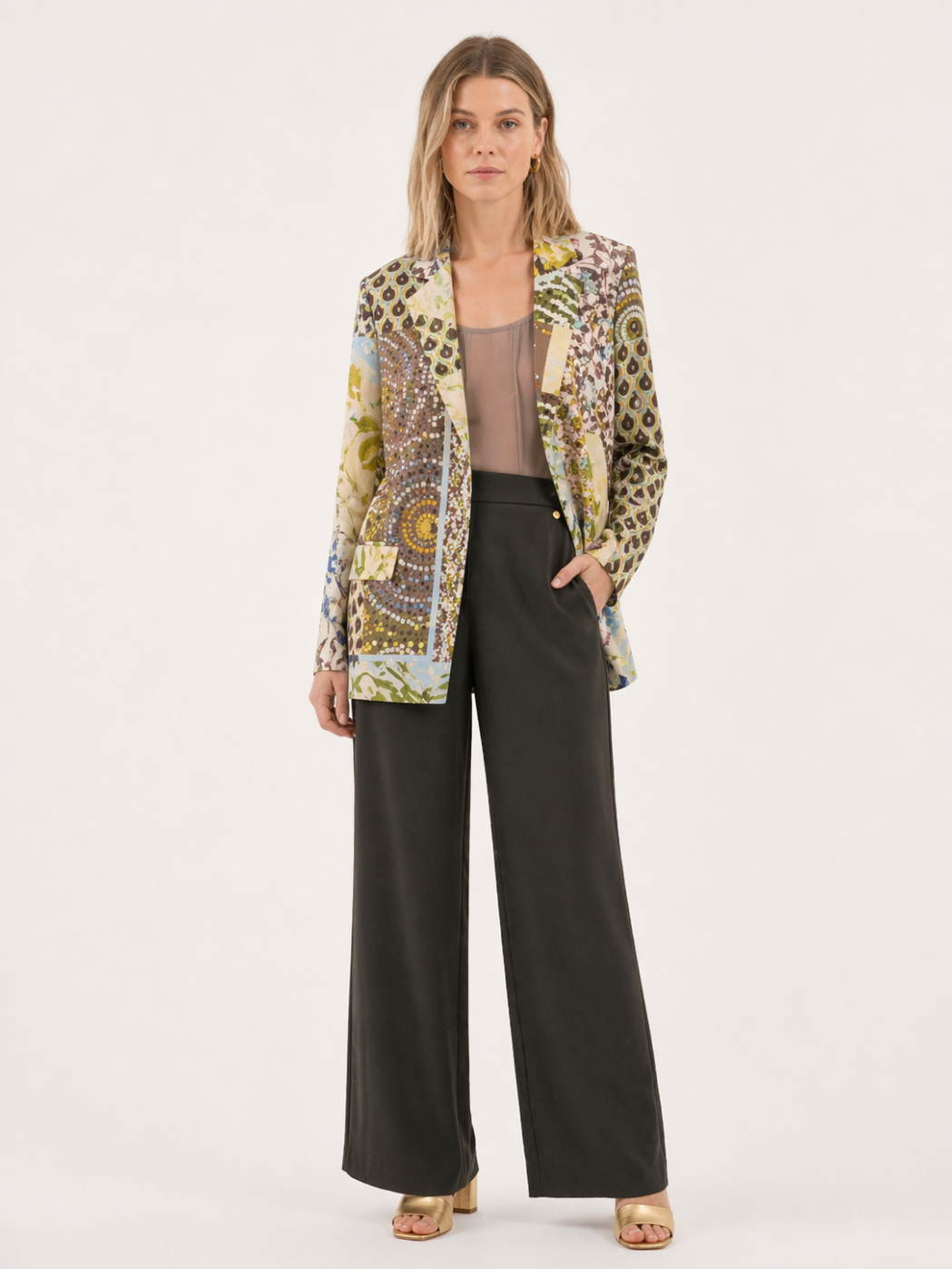 Pantalón Ancho Negro 1