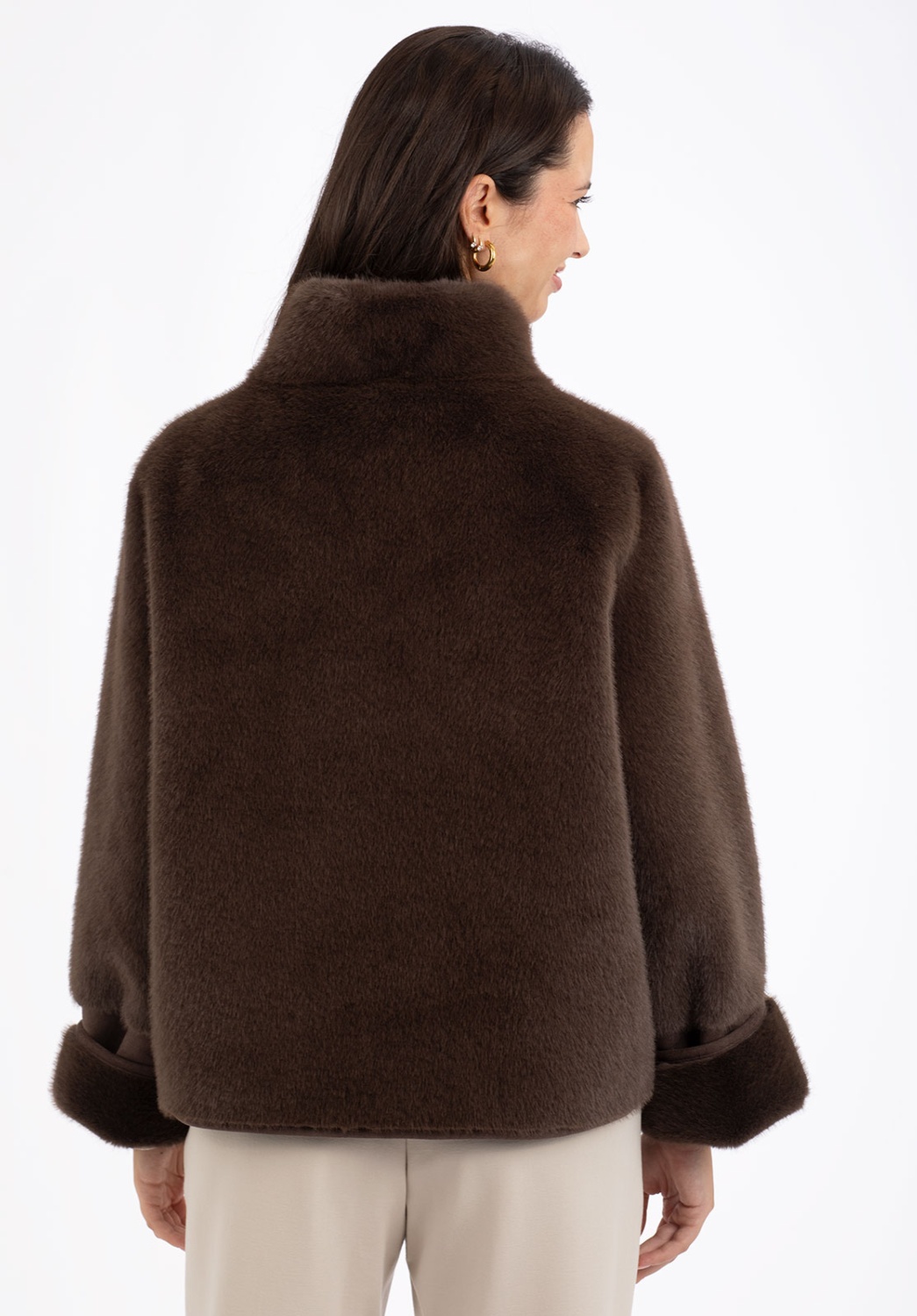 Chaqueta de Pelo Marrón