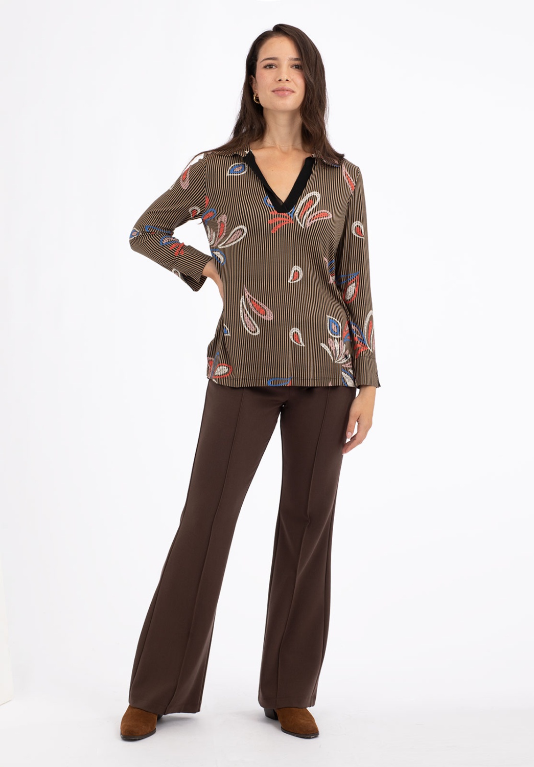 Pantalon Marrón Chocolate