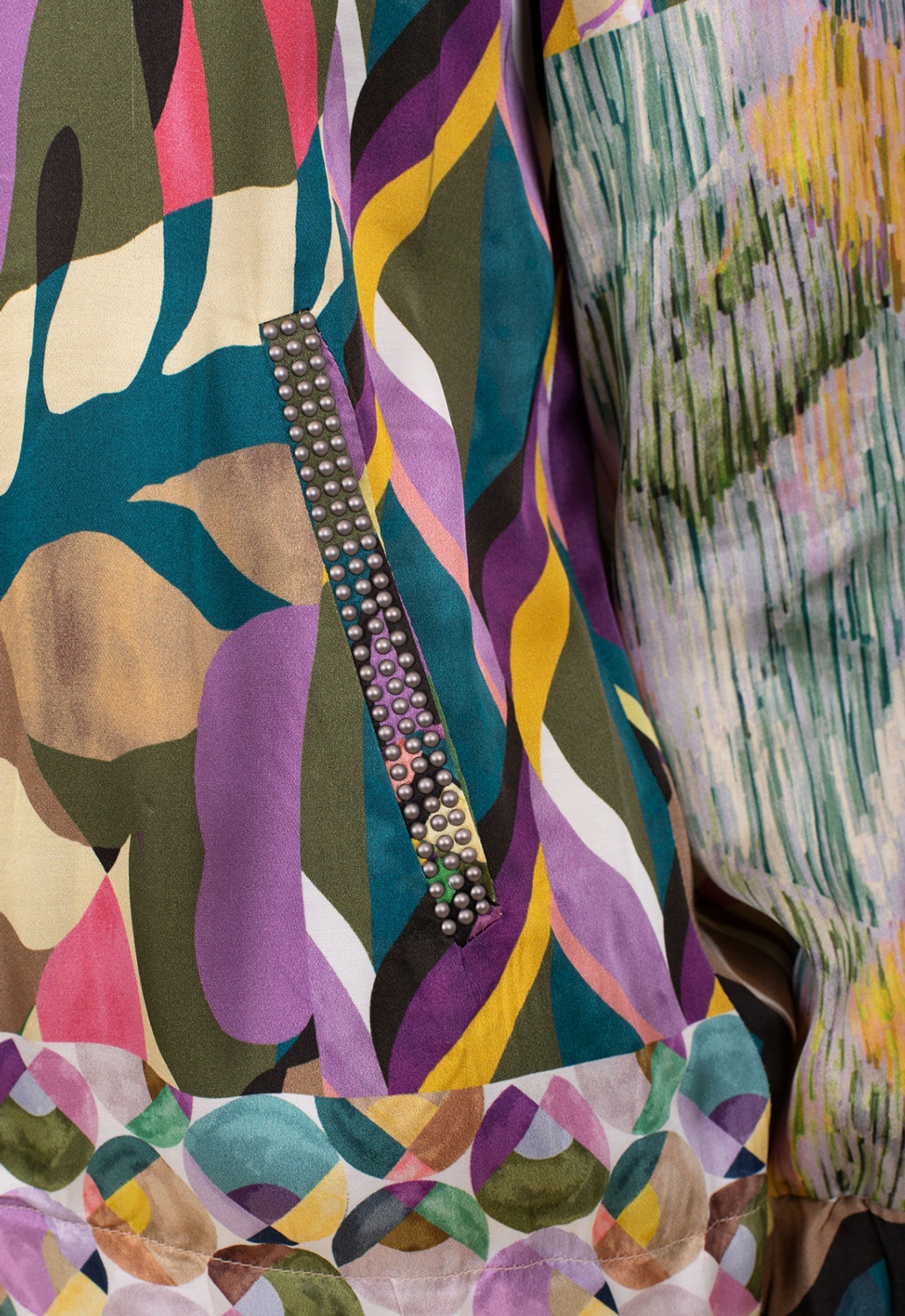 Chaqueta Bomber Estampada 5