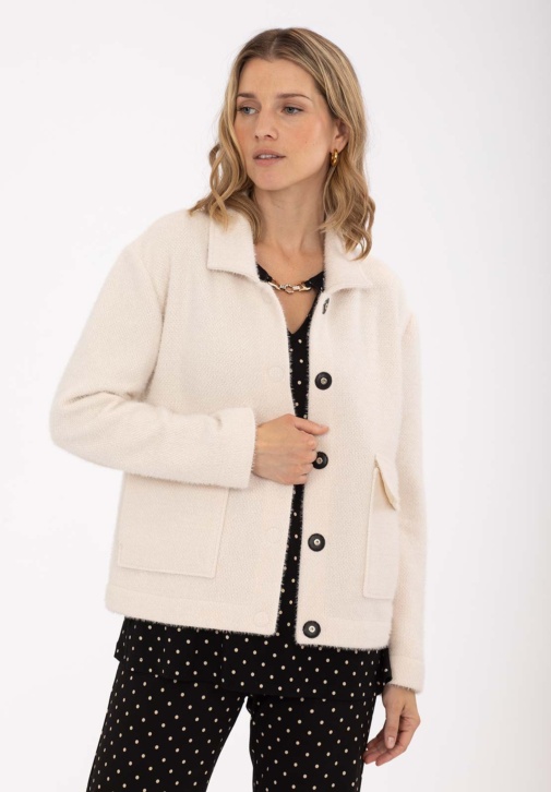 Veste cheveux courts