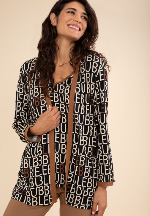 Twin-set Punto Letras Camel