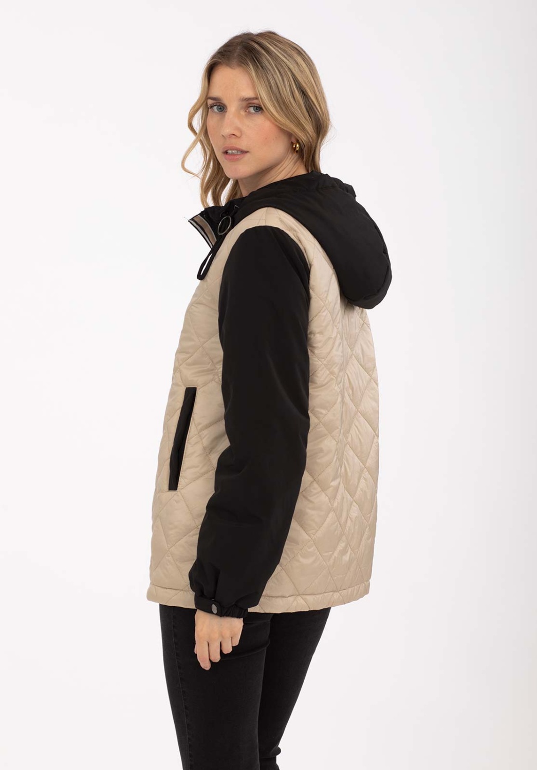 Parka Bicolor Corta 1