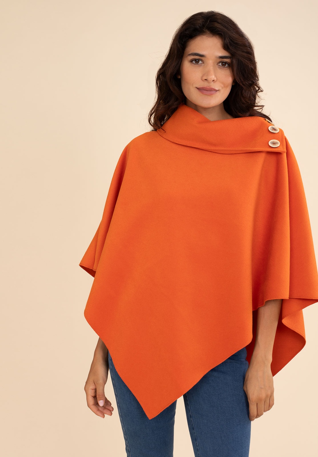 Orange Poncho 2