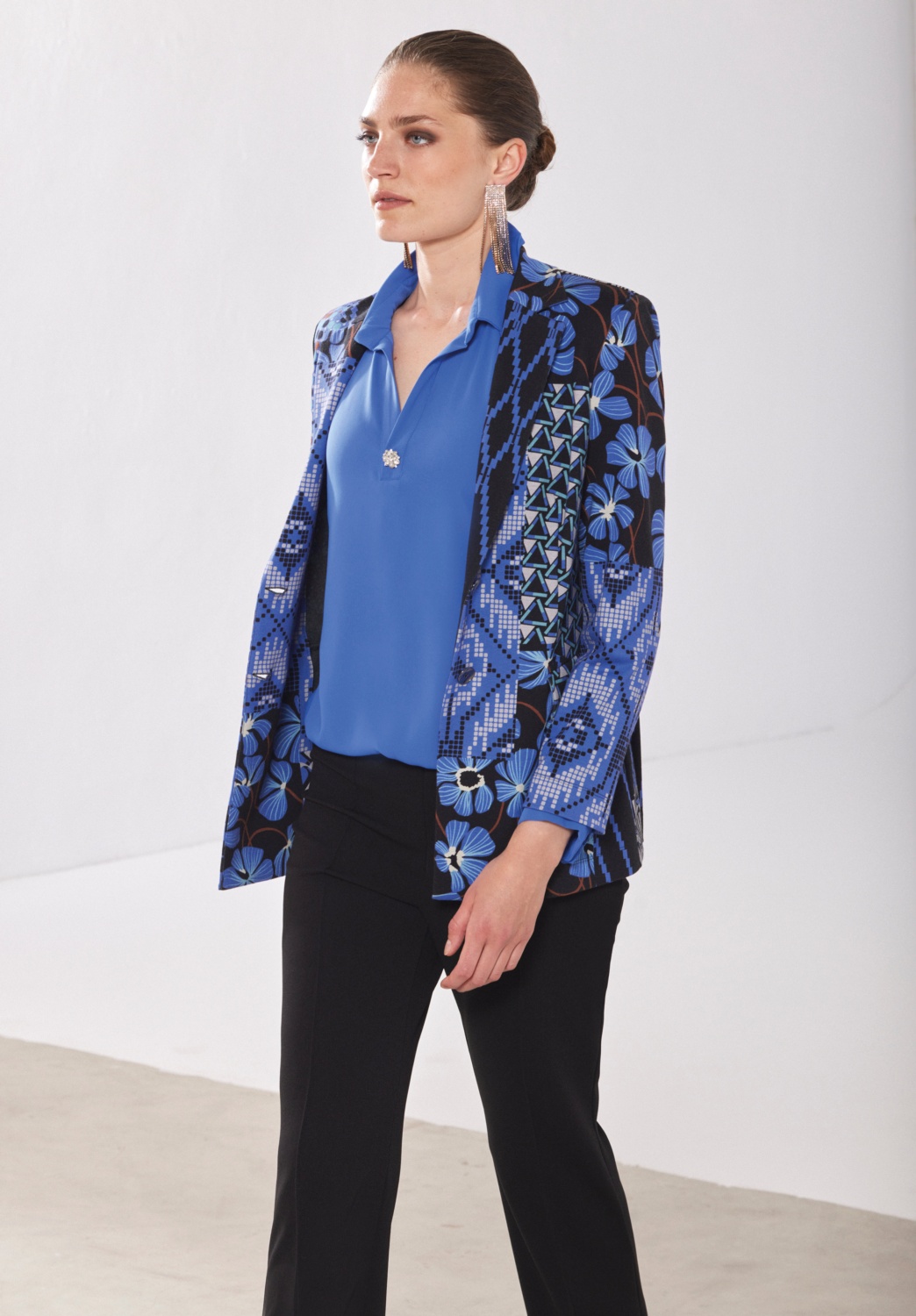 Blue Patchwork American 