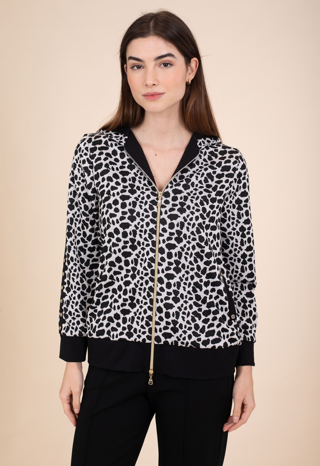 Chaqueta Punto Animal Print 5