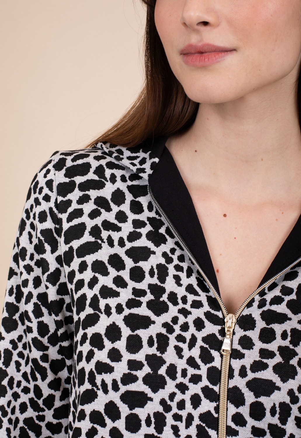 Chaqueta Punto Animal Print 3