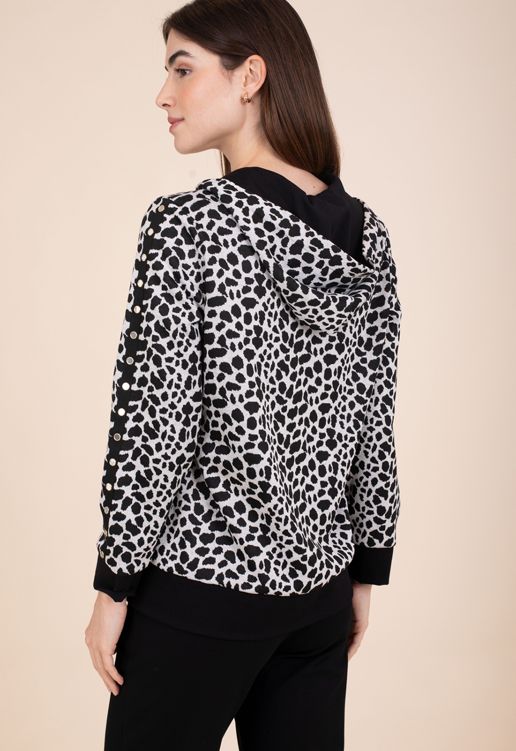 Chaqueta Punto Animal Print 4
