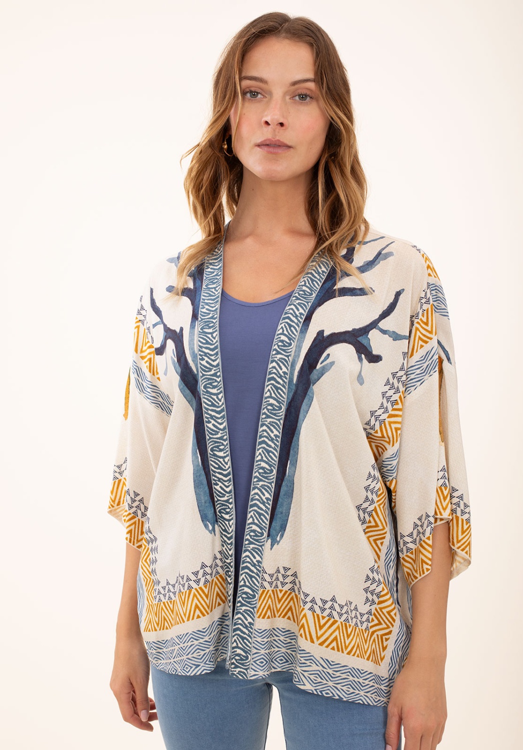 Twin-set Kimono Árbol 