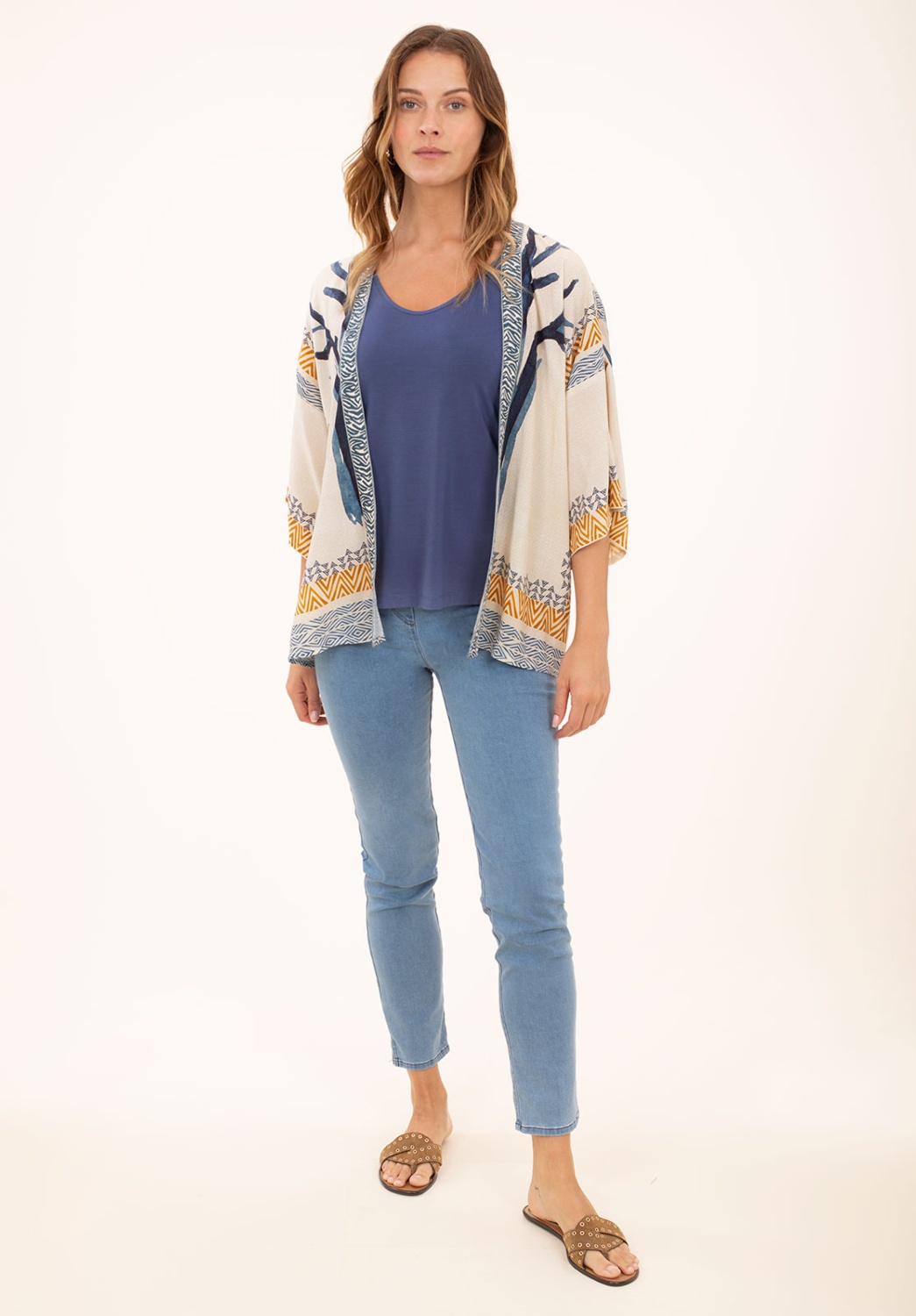 Twin-set Kimono Árbol 5