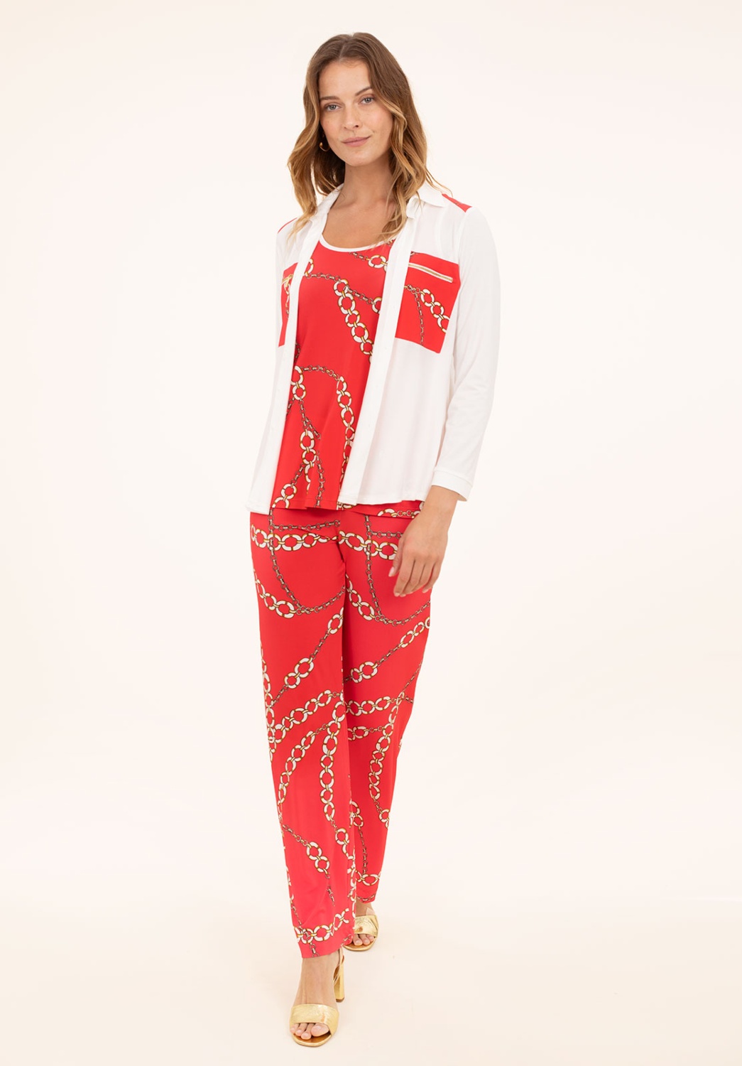 Pantalón Cadenas Rojas 4