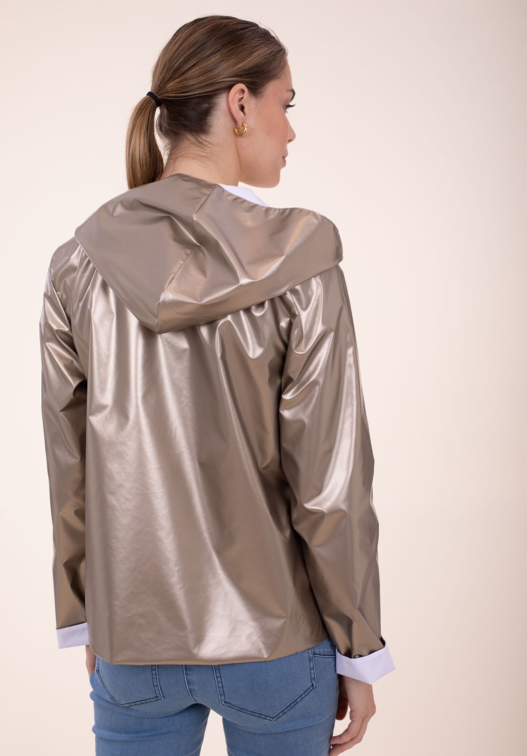 Parka reversible dorada 3