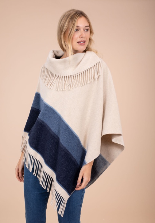 Poncho Beige 