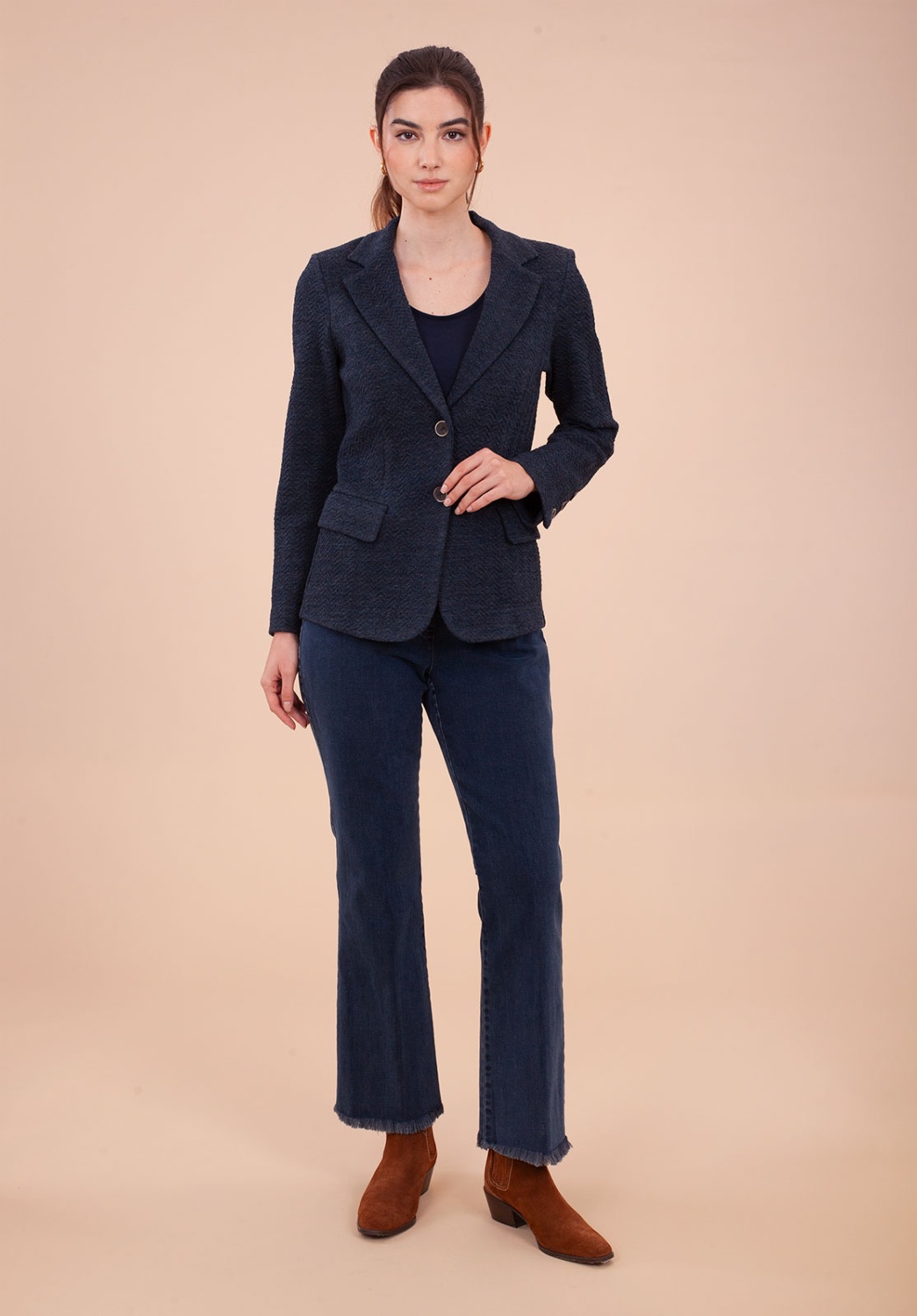 Americana azul marino 4