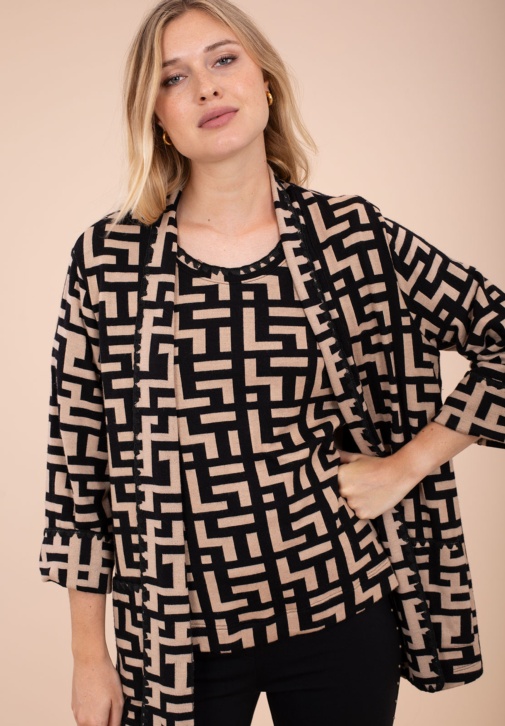 TWIN-SET estampado geométrico