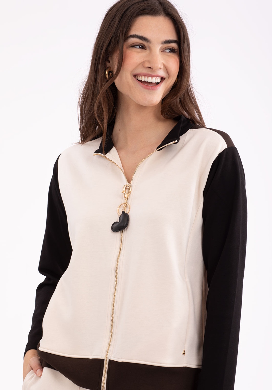 Chaqueta Chandal Soft Beige Rayas 5