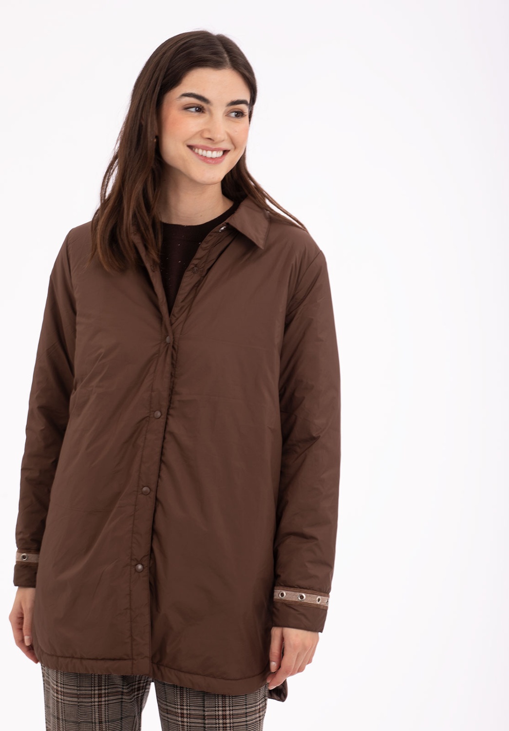 Lightweight Brown Parka