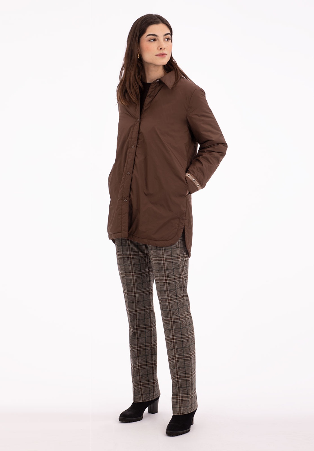 Lightweight Brown Parka