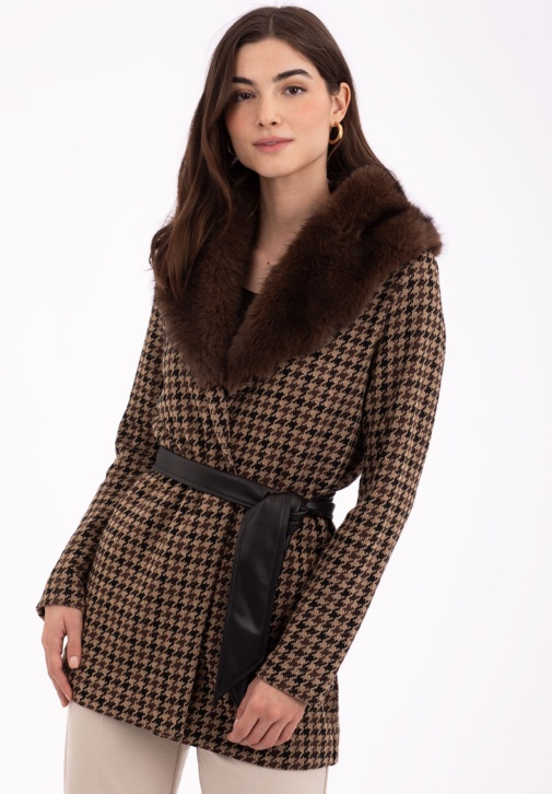 Brown Plaid Jacket