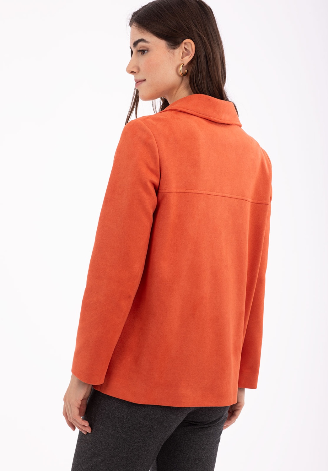 Chaqueta naranja 4 bottones 3