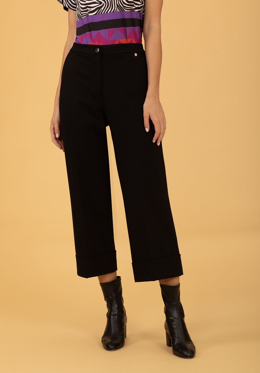 Wide Cropped Pants 1