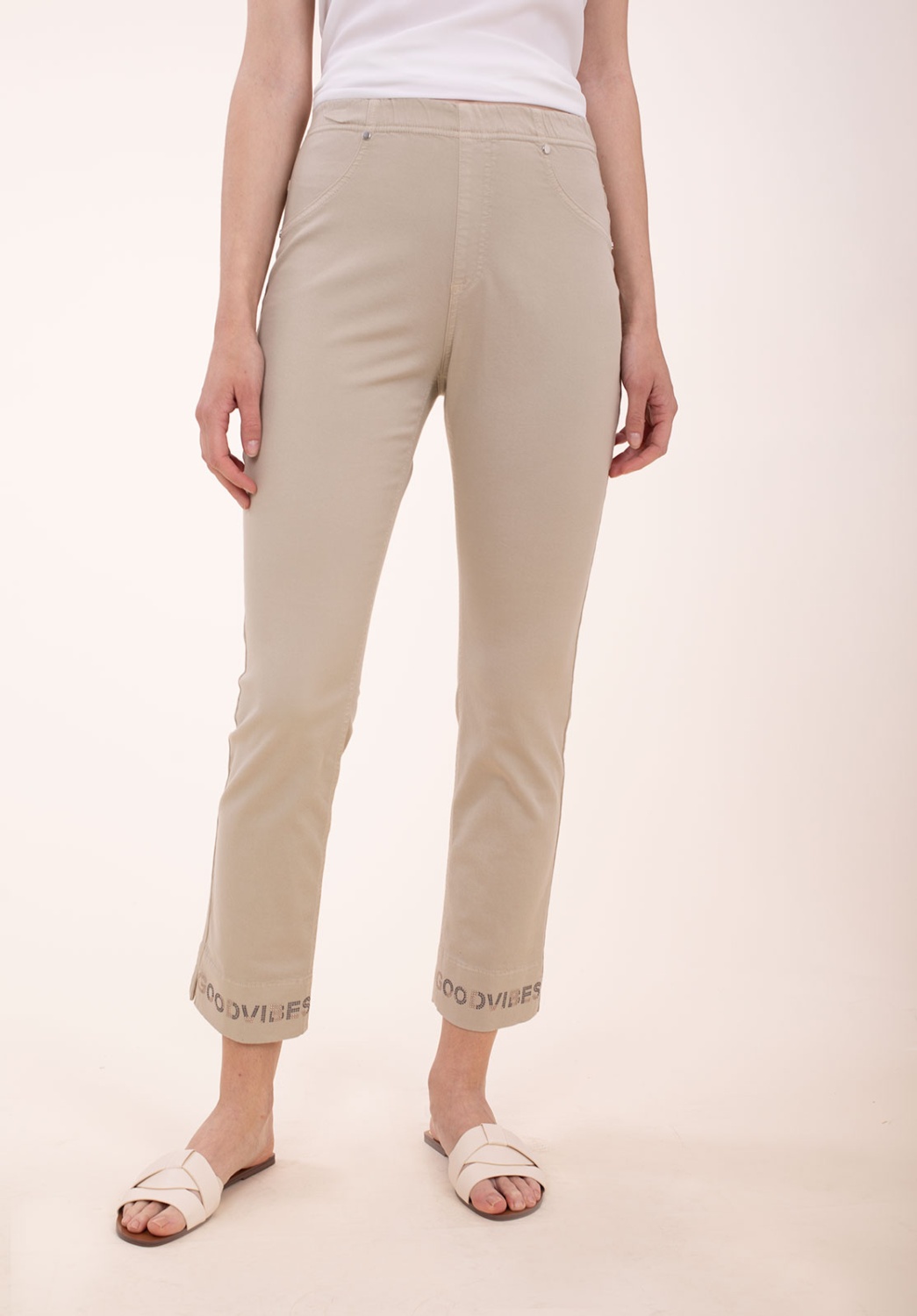 Pantalón Algodón Beige 1
