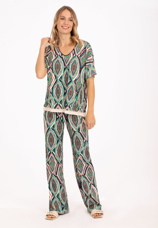 Ethnic Knit Trousers