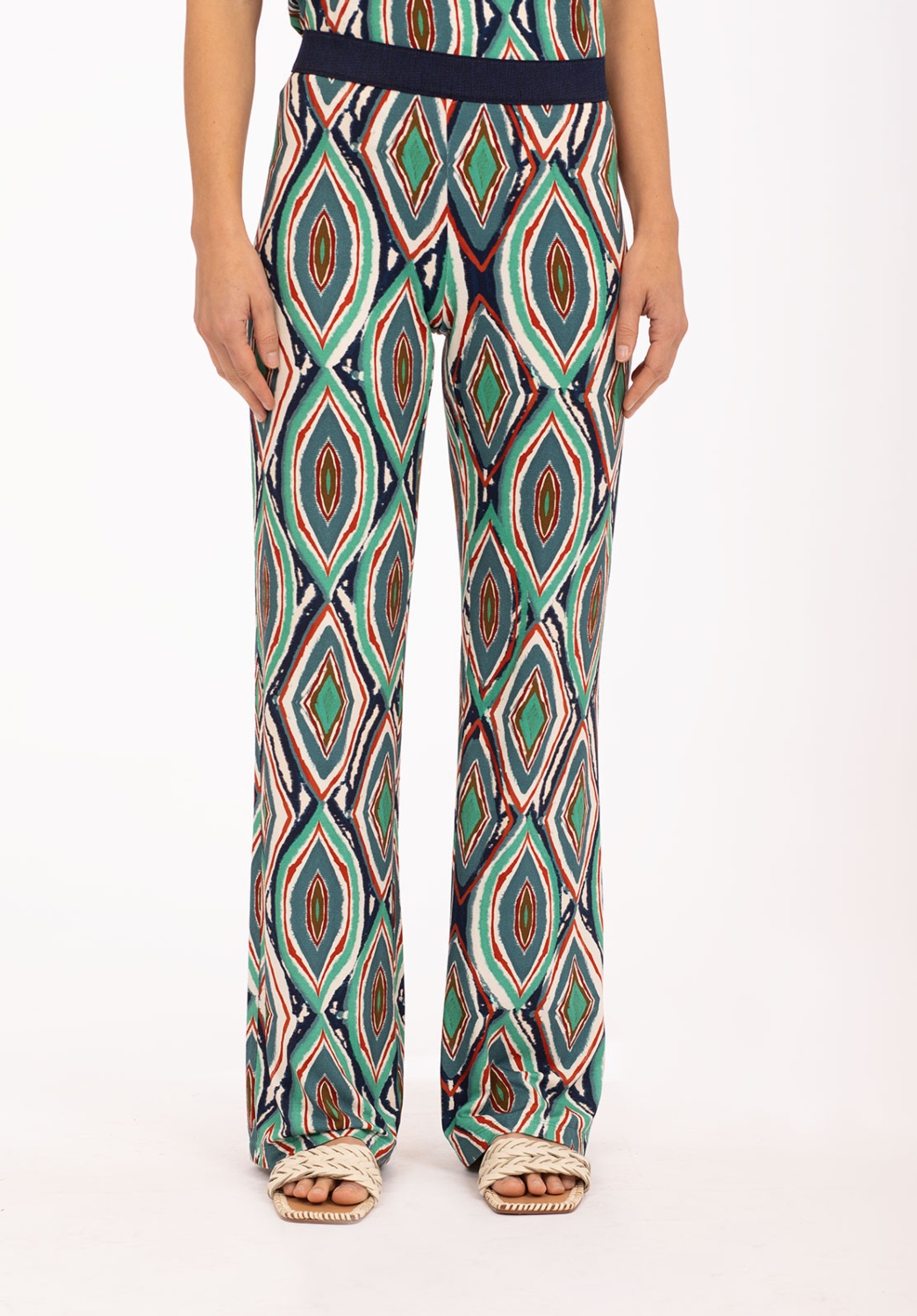Ethnic Knit Trousers 1