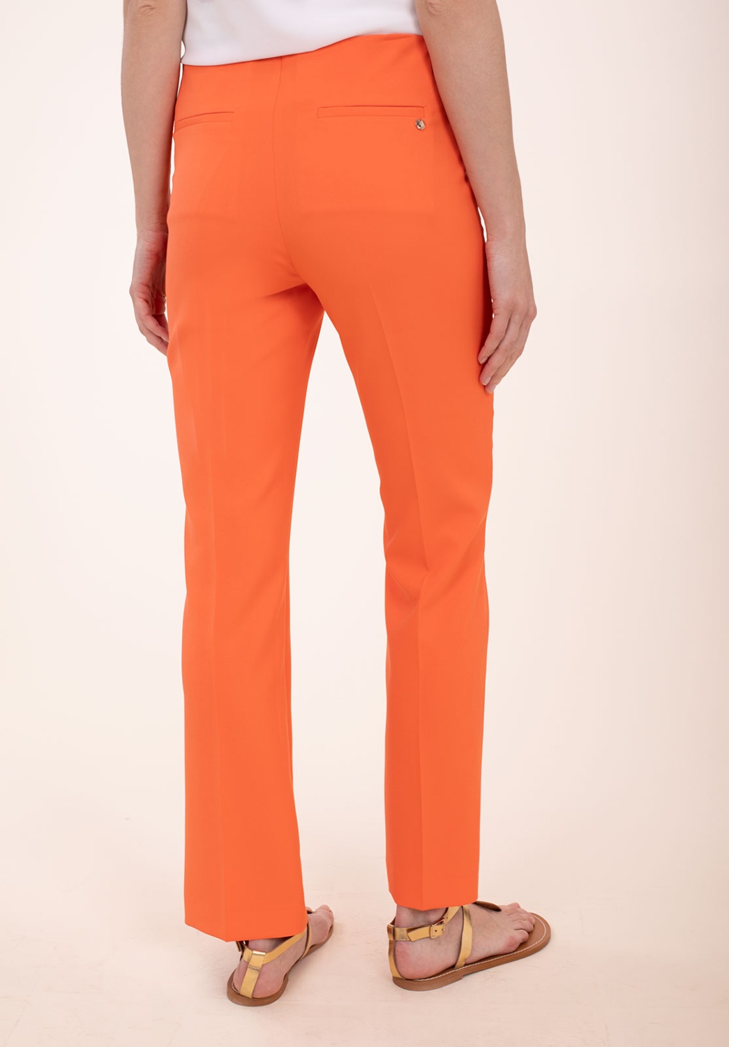 Pantalón Pitillo Naranja 3